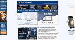 Desktop Screenshot of enqueinvertir.com